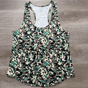 Jed North Tank Top Mens XL Camo Mesh Microfiber Performance Gym Workout